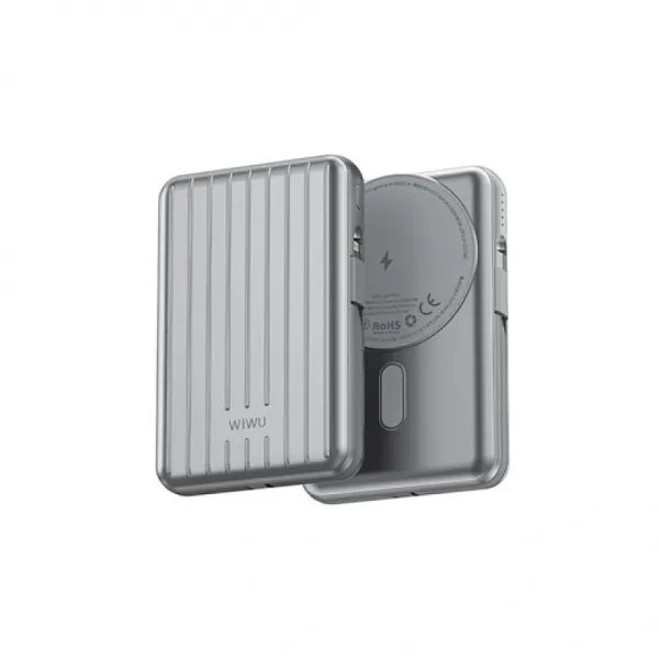 Доп. АКБ WIWU Trunk Series MagSafe 20000mAh 22.5W Grey