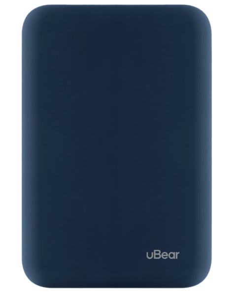 Внешний аккумулятор uBear Flow Magnetic Power bank 5000mAh, PD20W, тёмно-синий