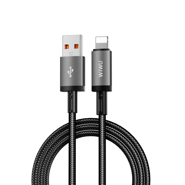 Кабель WIWU Titanlink USB-A to Lightning (Grey)